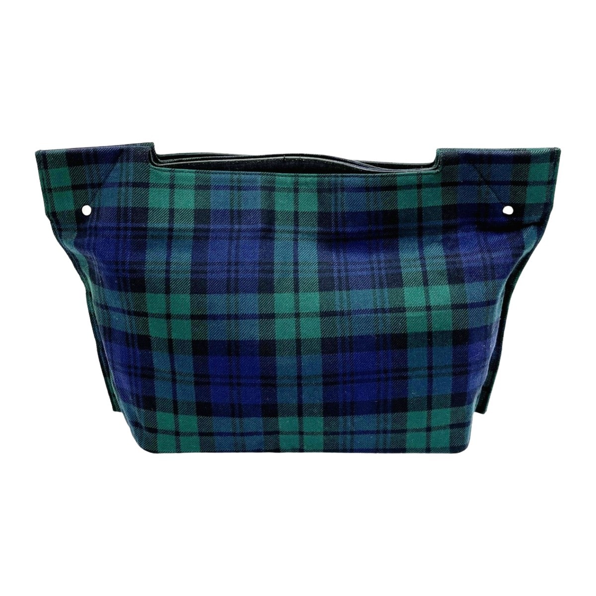 ◆◆COMME des GARCONS コムデギャルソン Robe de chambre コラボ ハンドバッグ チェック グリーン