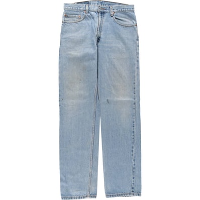古着 90年代 リーバイス Levi's 505 REGULAR FIT STRAIGHT LEG テーパードデニムパンツ メンズw31相当 ヴィンテージ/eaa634218