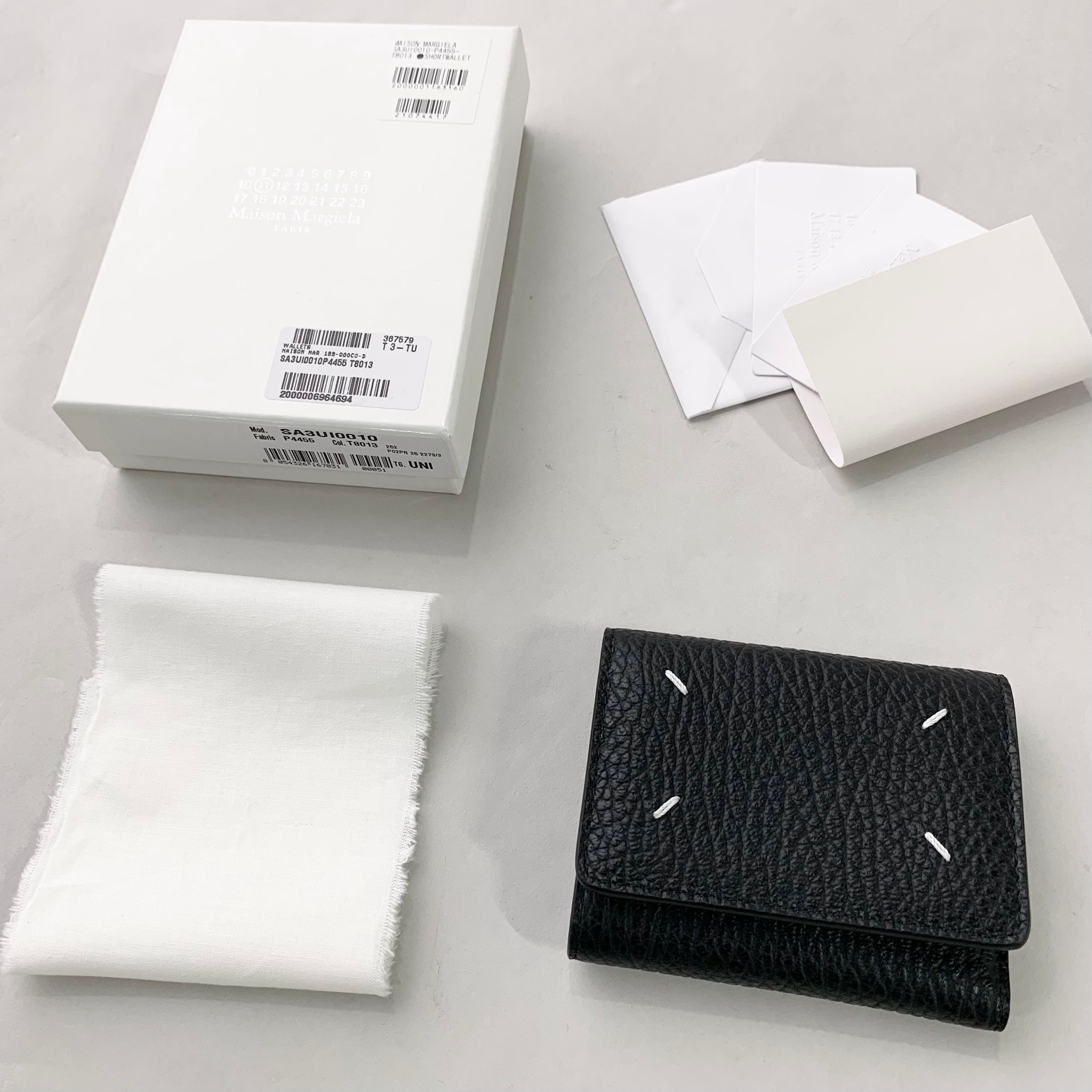 Maison Margiela Leather Envelope Wallet "Black"