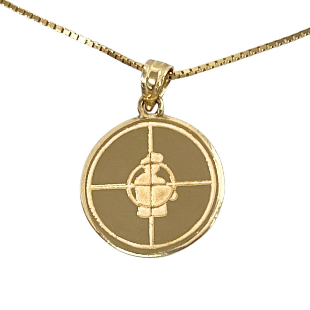SUPREME シュプリーム × UNDERCOVER×PUBLIC ENEMY 14K ゴールドペンダント ネックレス 41315