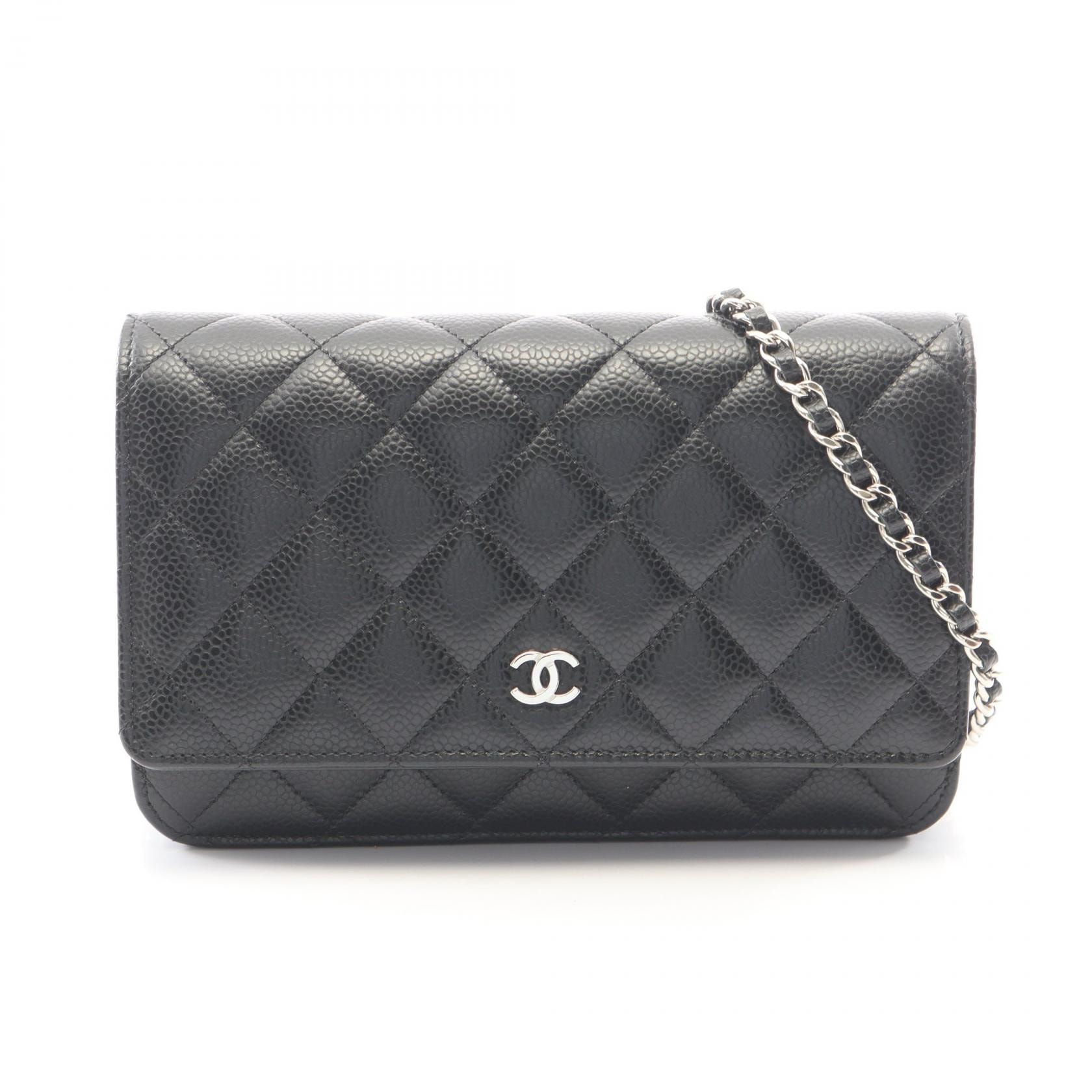 シャネル CHANEL マトラッセ ショルダーバッグ バッグ キャビアスキン(グレインドカーフ) レディース ブラック系 AP0250 【中古】
