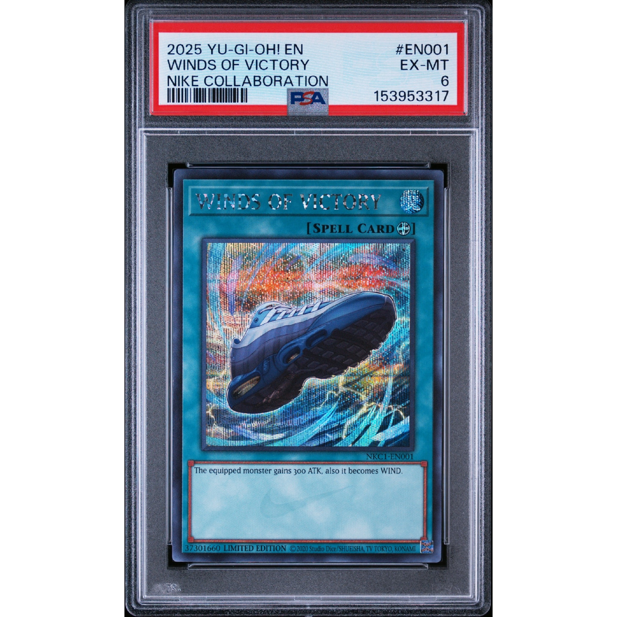PSA8以下】WINDS OF VICTORY SE [NKC1-EN001](遊戯王 x ナイキ エアー