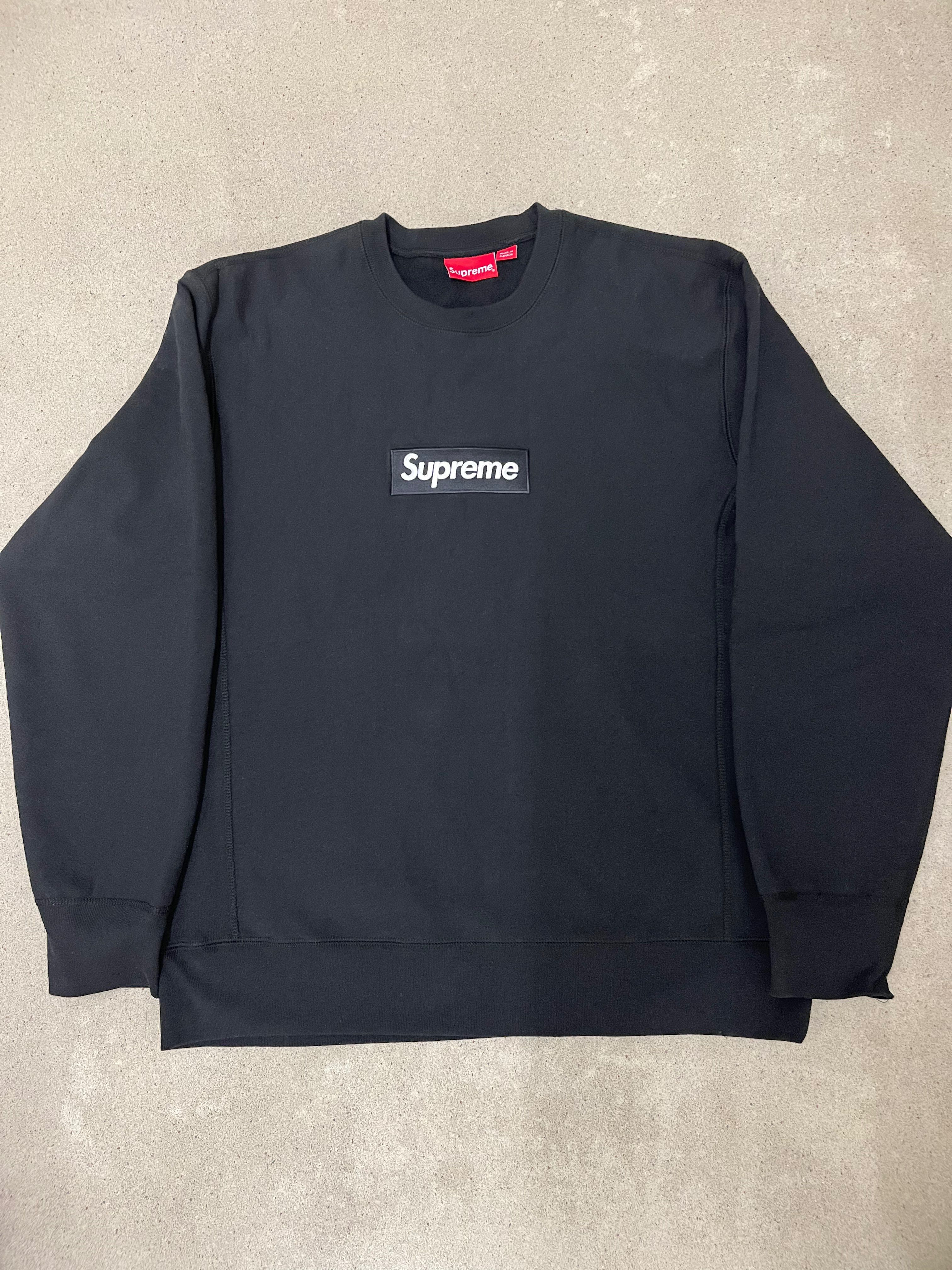 Supreme Box Logo Crewneck Sweatshirt "Black" (18FW)