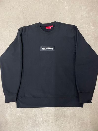 Supreme Box Logo Crewneck Sweatshirt "Black" (18FW)