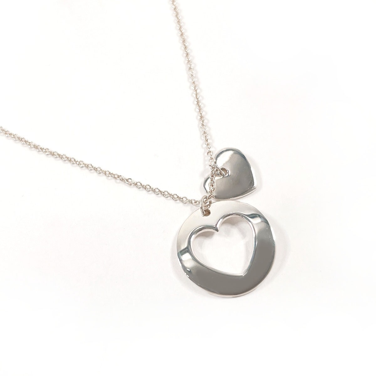 ティファニー ネックレス ステンシル ハート   シルバー