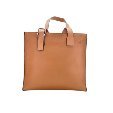 ロエベ LOEWE レザー バックルジップトート ショルダーバッグ【中古】