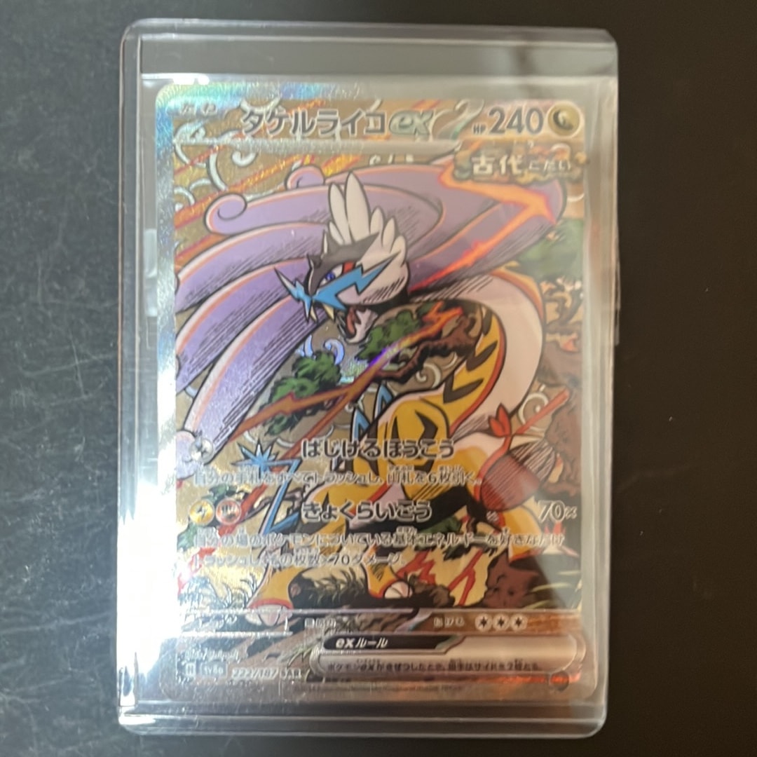 タケルライコex SAR [SV8a 222/187](ハイクラスパック「テラスタル