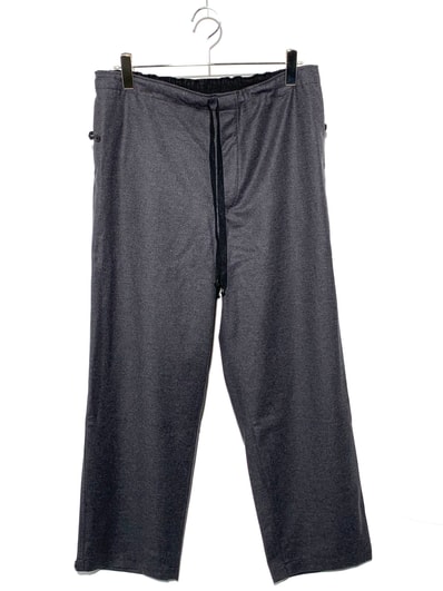 HEUGN Glad TROUSER092 Wool Flannel Over Pants Grey