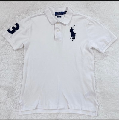 Polo Ralph Lauren Short-Sleeve Big Pony Mesh Polo Shirt "White"