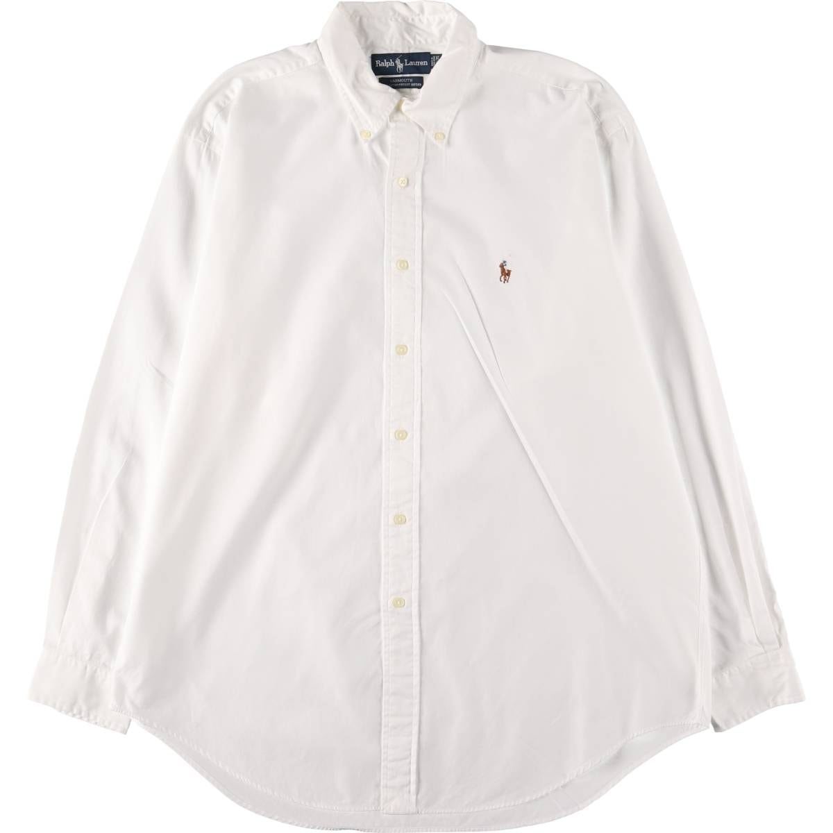 古着 ラルフローレン Ralph Lauren YARMOUTH 長袖 ボタンダウンシャツ メンズL相当/eaa533545