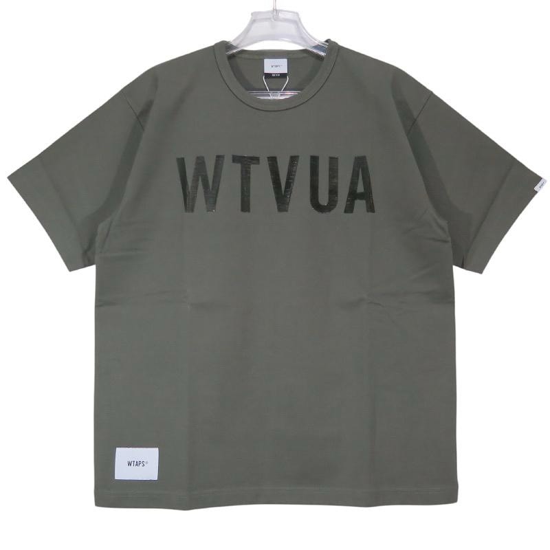 新品 WTAPS ダブルタップス 18SS DESIGN SS WTVUA/TEE.COPO 181ATDT-CSM13 デザイン ショートスリーブ Tシャツ オリーブドラブ 半袖 カットソー サイズ01(S)