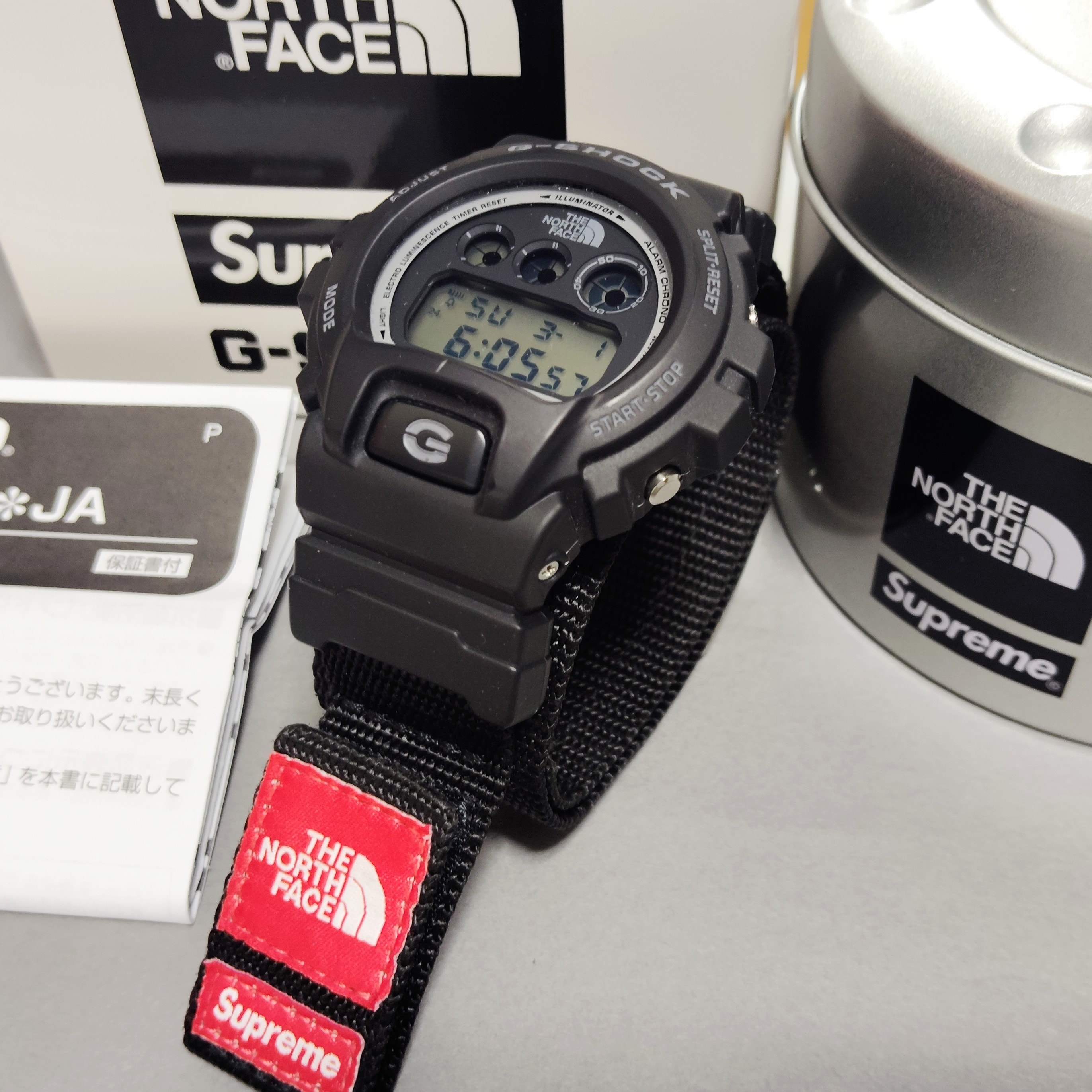 Supreme x The North Face G-SHOCK Watch "Black"