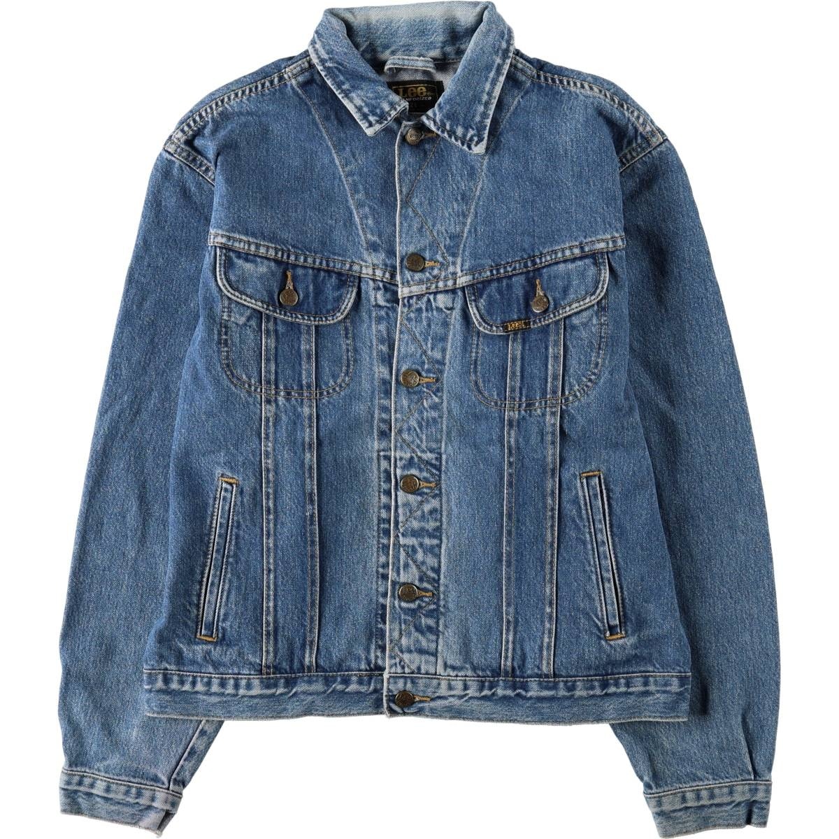 古着 リー Lee RIDER JACKET デニムジャケット Gジャン メンズL相当 ヴィンテージ/eaa665903