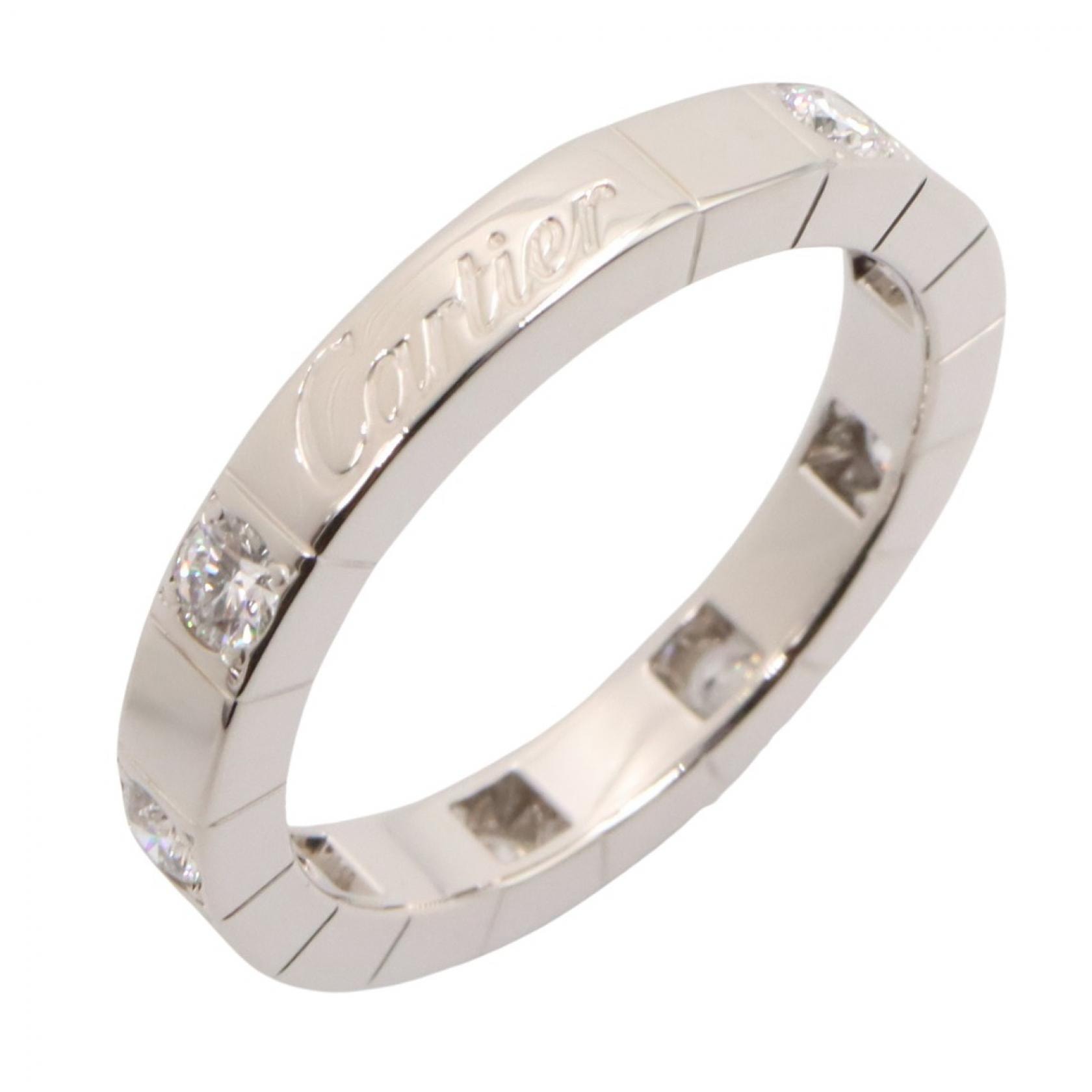 カルティエ CARTIER ラニエール ダイヤ リング リング・指輪 ジュエリー K18WG(ホワイトゴールド) ダイヤモンド レディース シルバー系 / クリア系 【中古】