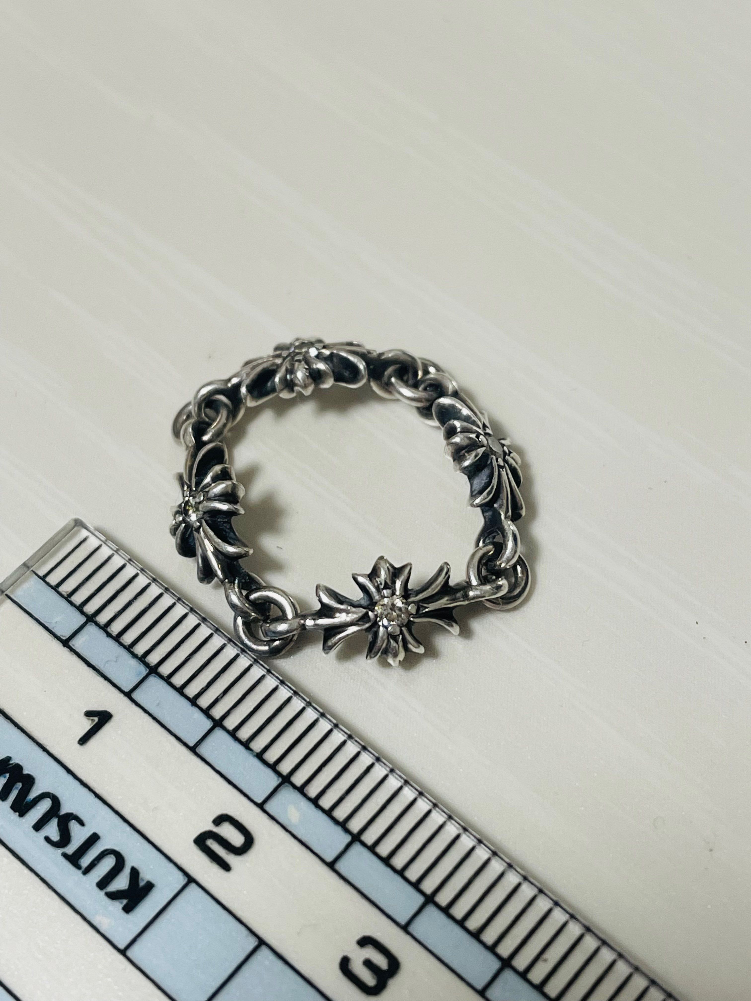 Chrome Hearts Tiny E CH Plus Ring "Silver"