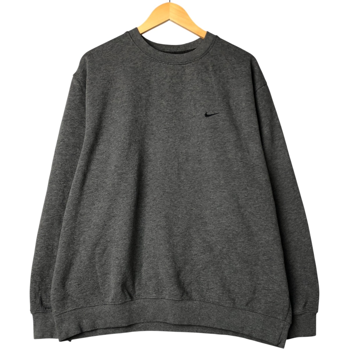 古着 00年代 ナイキ NIKE ワンポイントロゴスウェットシャツ トレーナー メンズXL相当/eaa580086