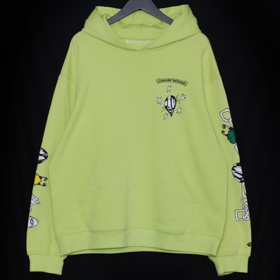 Chrome Hearts PPO Hardware HD Matty Boy Print Pullover Hoodie "Green"