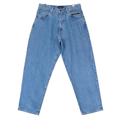 DESCENDANT ディセンダント 23AW 1995 DENIM TROUSERS BAGGY 232WVDS-PTM04 デニム トラウザーズ バギー パンツ ボトムス インディゴ ジーンズ サイズ2