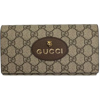 GUCCI Neo Vintage GG Supreme Zip Around Wallet