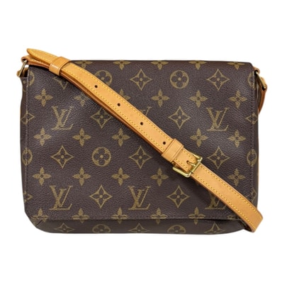ルイヴィトン ミュゼットタンゴ モノグラム ショルダーバッグ モノグラムキャンバス M51257 ブラウン レディース LOUIS VUITTON 中古