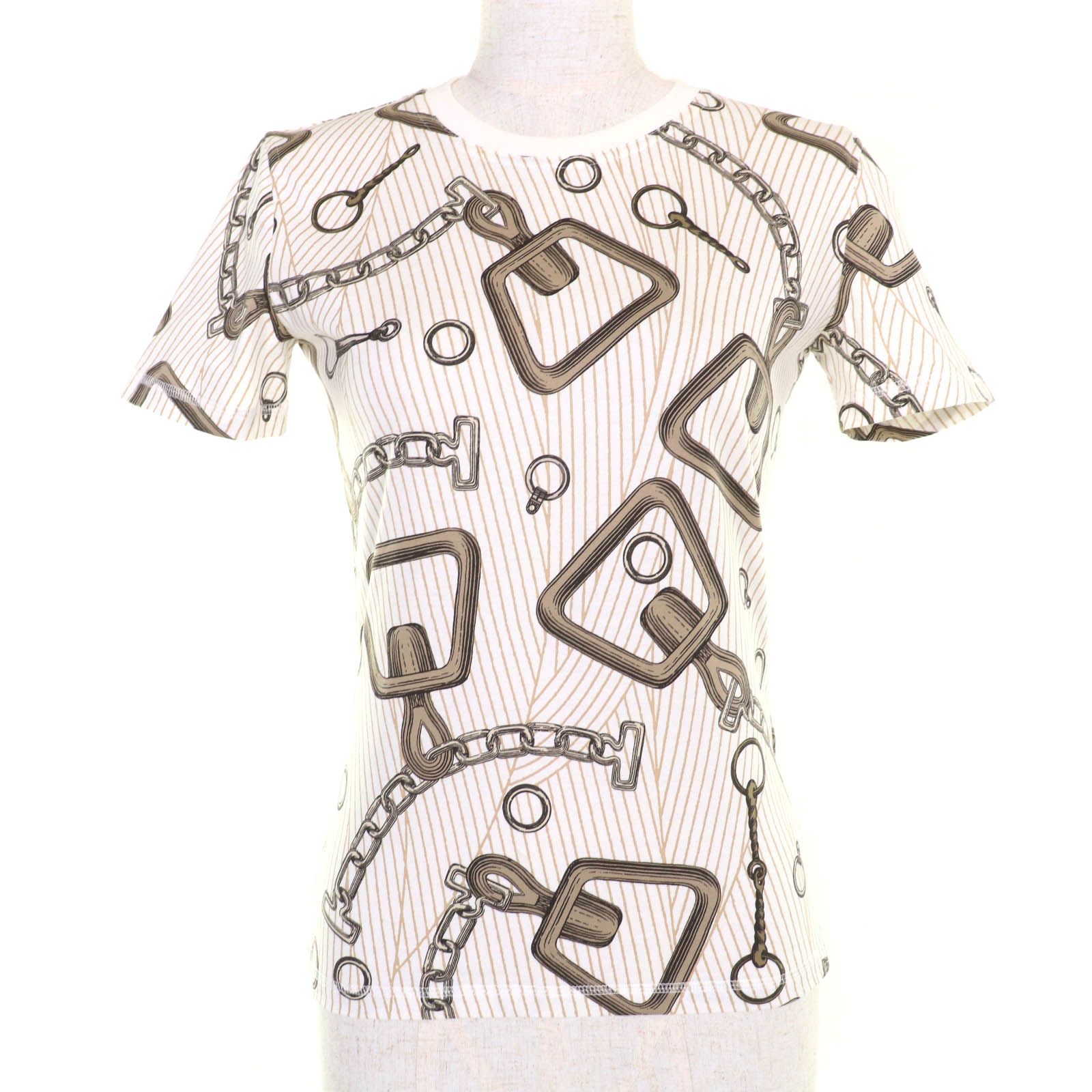 未使用に近い】エルメス 半袖Tシャツ カレイドスコープ