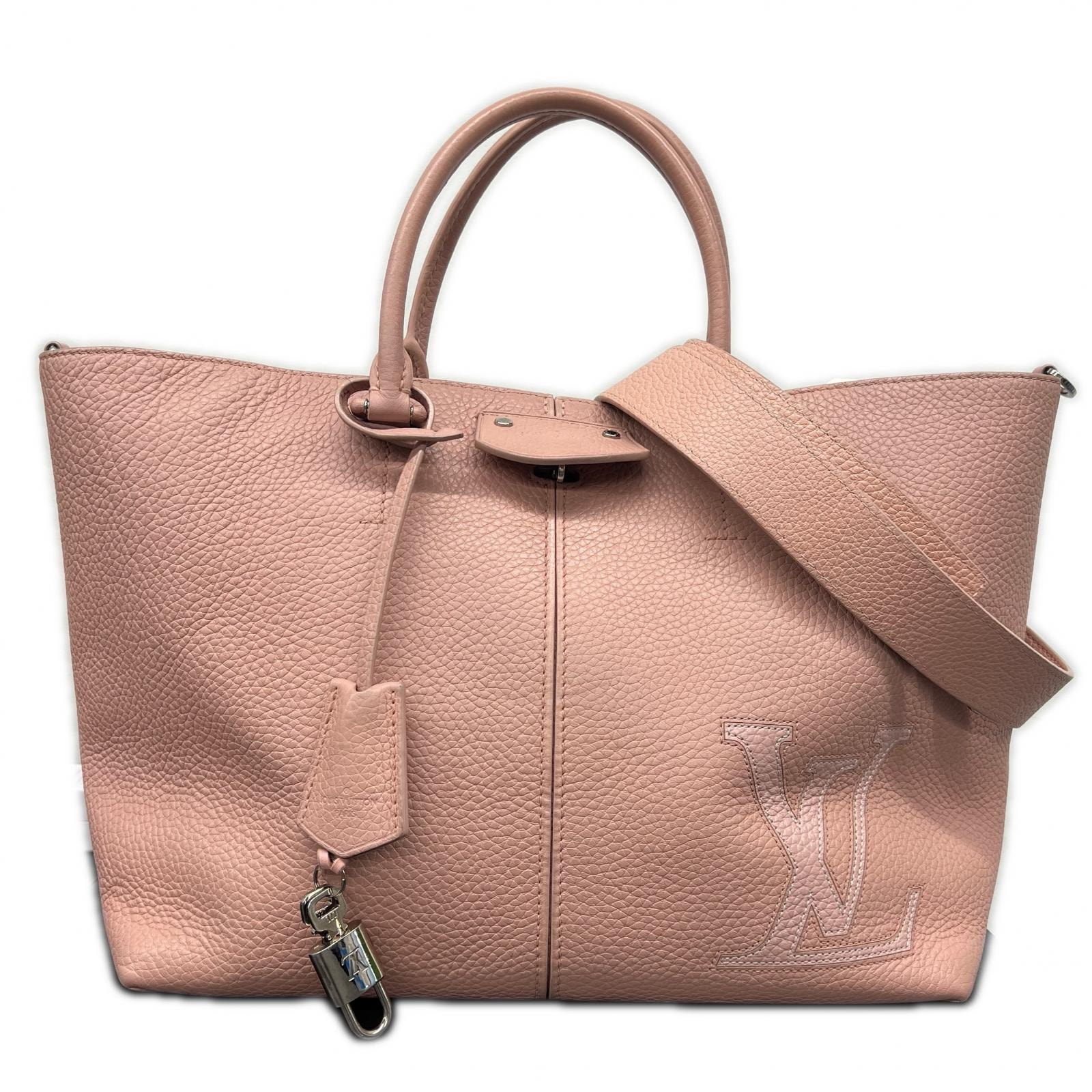 LOUIS VUITTON 希少 美品 ルイヴィトン ペルネル トリヨンレザー 2way トートバッグ ショルダーバッグ M54780 レザー MI4177 ピンク ハンドバッグ ヴィトン LV Aランク 中古 鑑定済