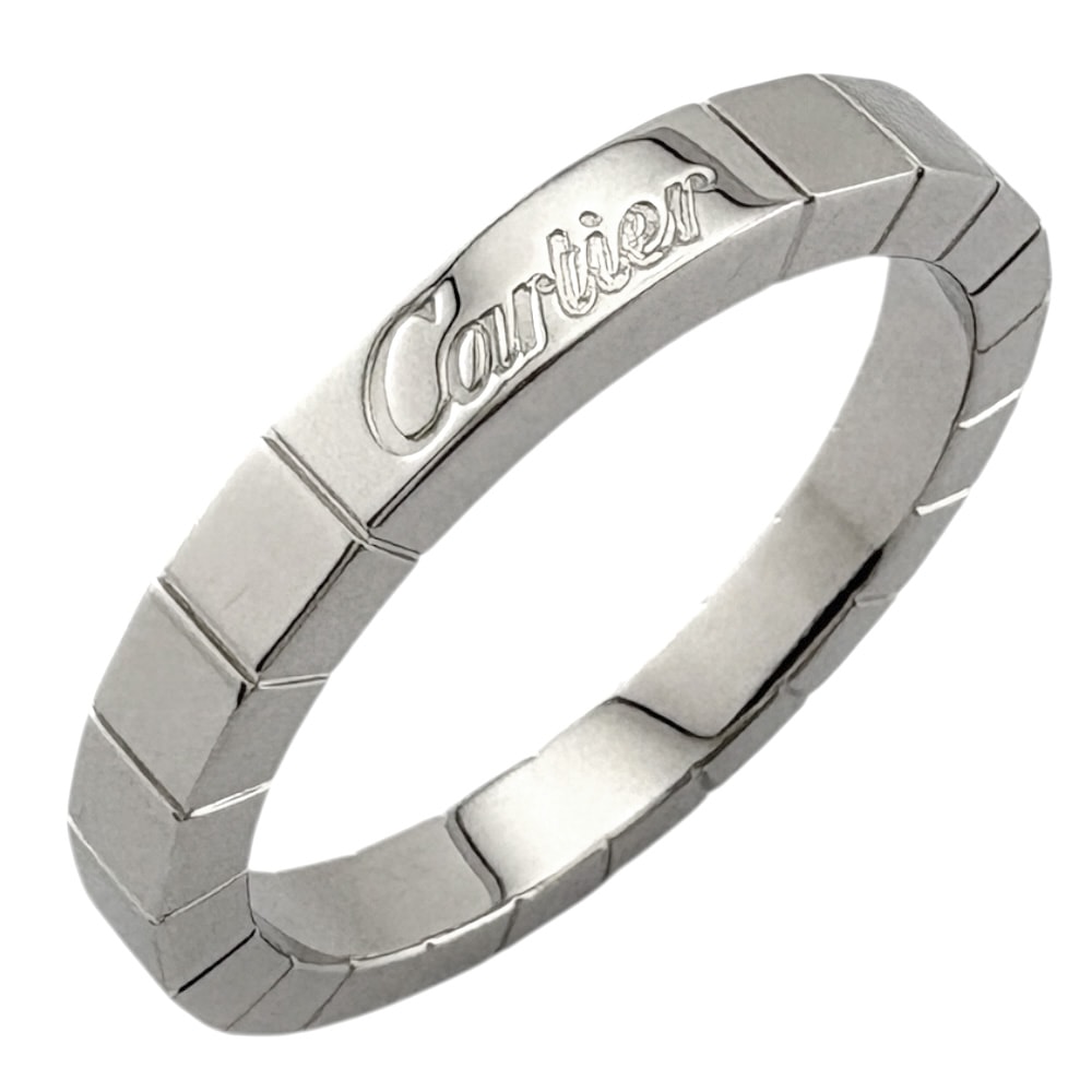 カルティエ ラニエール リング 指輪 18.5号 18金 K18ホワイトゴールド ユニセックス CARTIER  中古