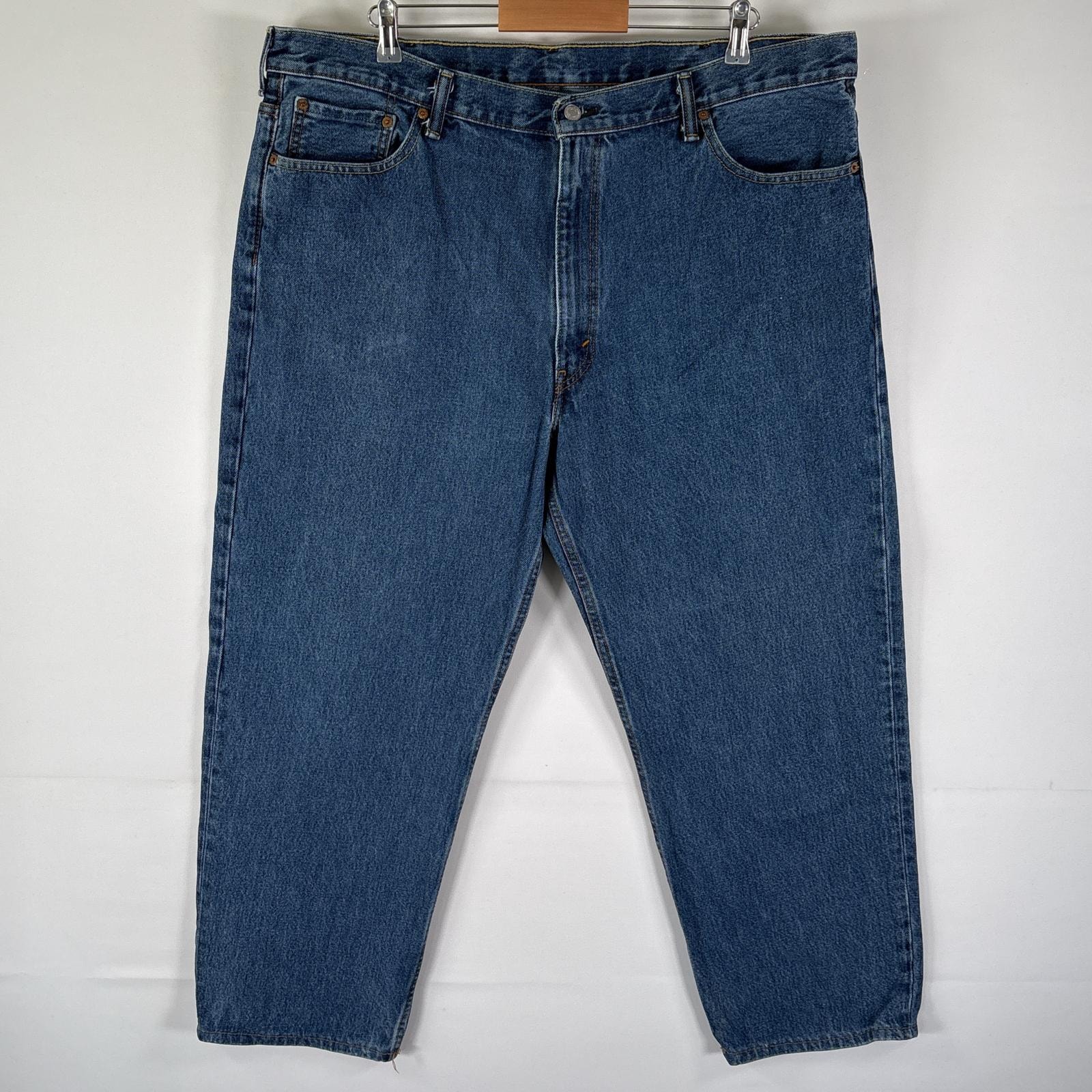 古着 リーバイス Levi's デニムパンツ 550 テーパード 5ポケット ジーンズ 色落ち w44 L30 ブルー メンズ