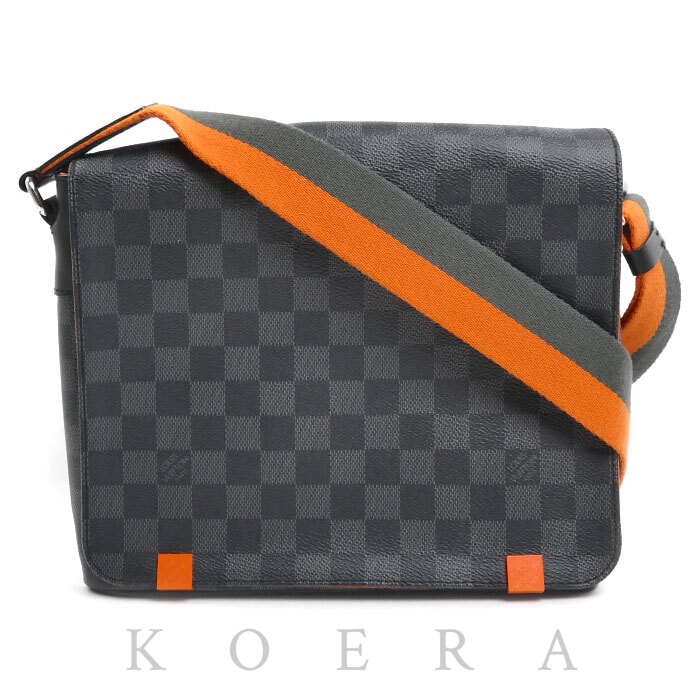 LOUIS VUITTON ルイ・ヴィトン ディストリクトPM ショルダーバッグ グラフィット N42405 GI5106 メンズ【中古】