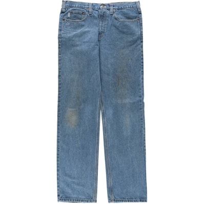 古着 カーハート Carhartt Traditional FIT テーパードデニムパンツ メンズw36相当/eaa661049