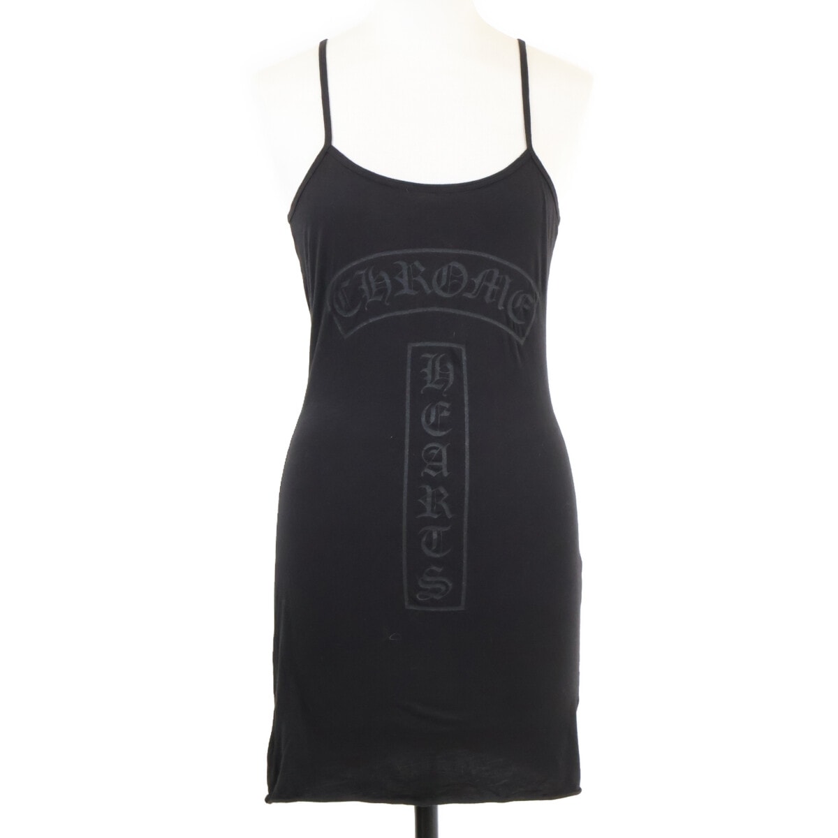 Chrome Hearts Women's Vertical Logo Print Camisole "Black"