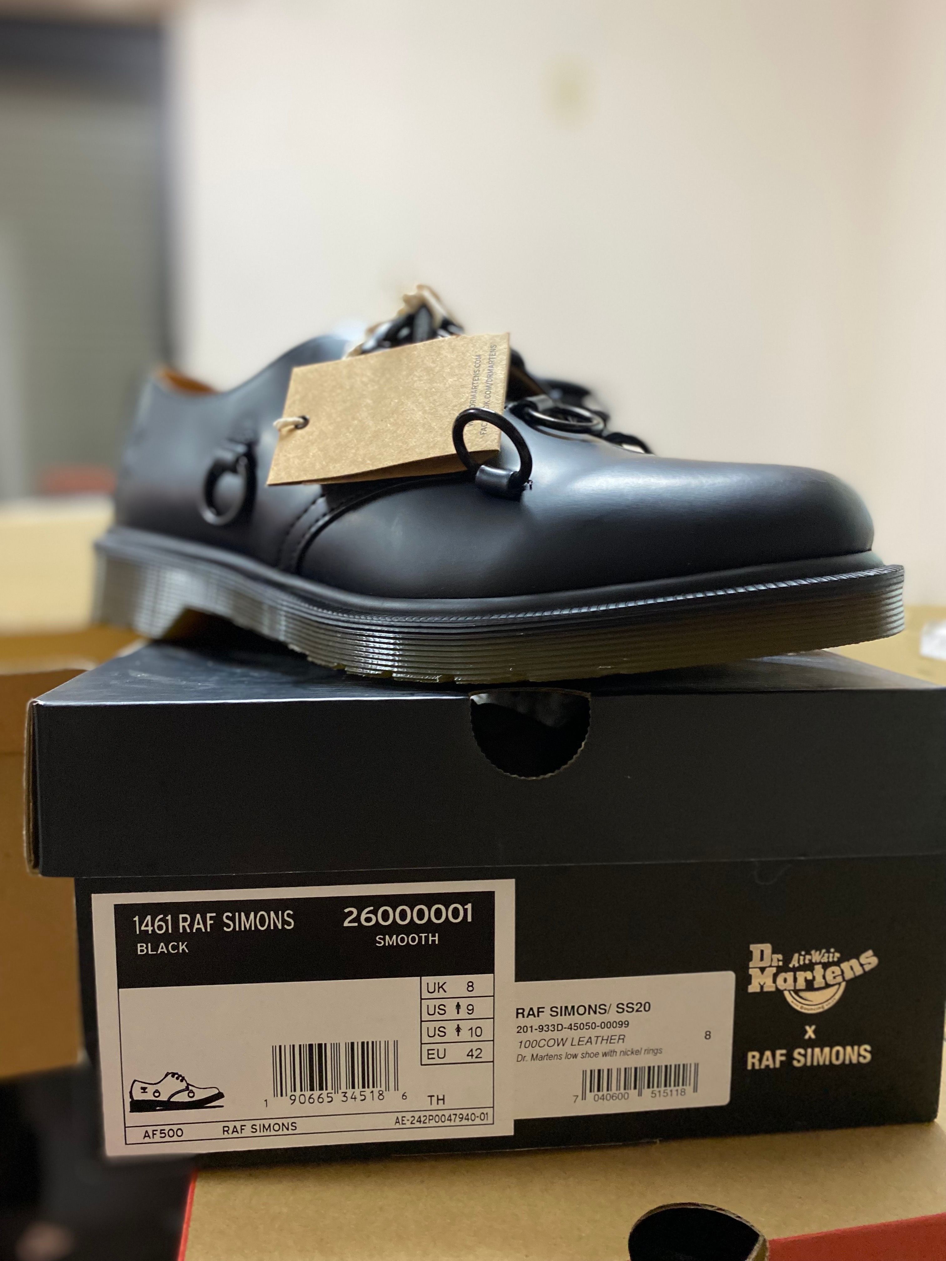 1461 raf simons x Dr martens