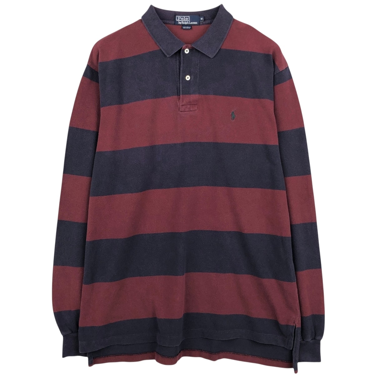 古着 ラルフローレン Ralph Lauren POLO by Ralph Lauren 長袖 ボーダー ポロシャツ メンズXL相当/eaa652843