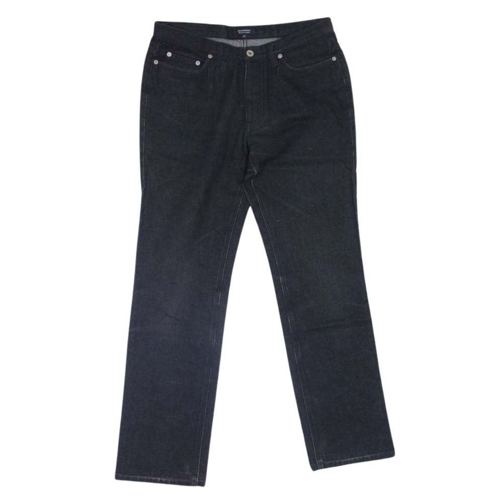 BURBERRY BLACK LABEL バーバリーブラックレーベル デニムパンツ BMS41-101-08 ブラック デニム ブラック系 79【中古】