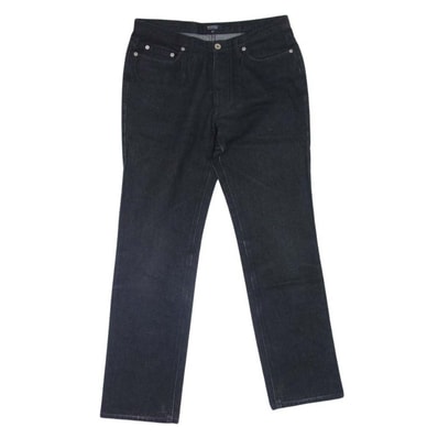 BURBERRY BLACK LABEL バーバリーブラックレーベル デニムパンツ BMS41-101-08 ブラック デニム ブラック系 79【中古】
