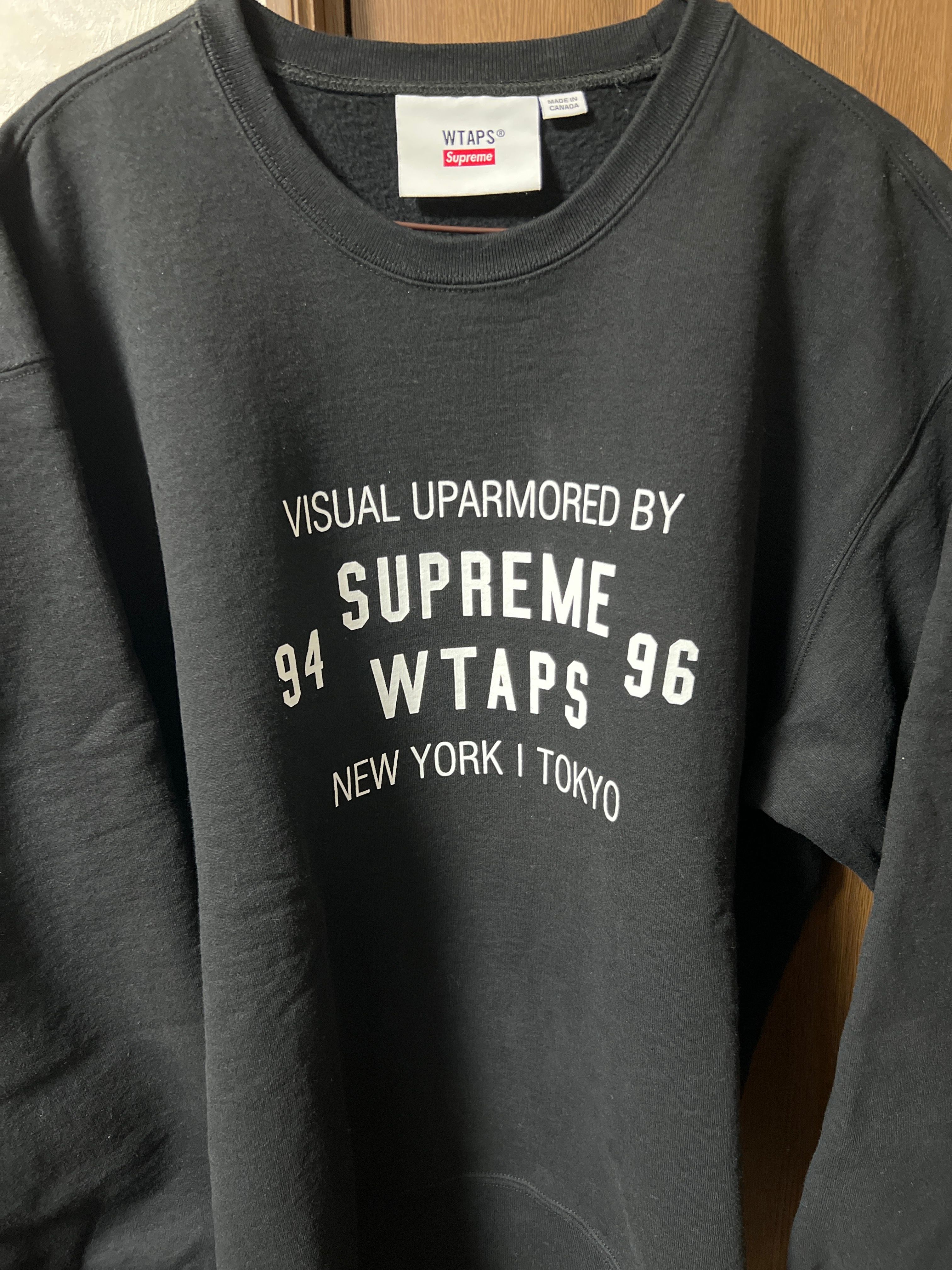 Supreme / WTAPS Crewneck "Black" 21274SPD-CSM03S