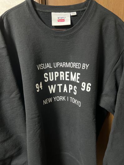 Supreme / WTAPS Crewneck "Black" 21274SPD-CSM03S