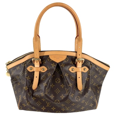 LOUIS VUITTON ルイヴィトン ハンドバッグ モノグラム ティボリGM 肩掛け M40144 モノグラムキャンバス ブラウン 茶 ゴールド金具 レディース【中古品】