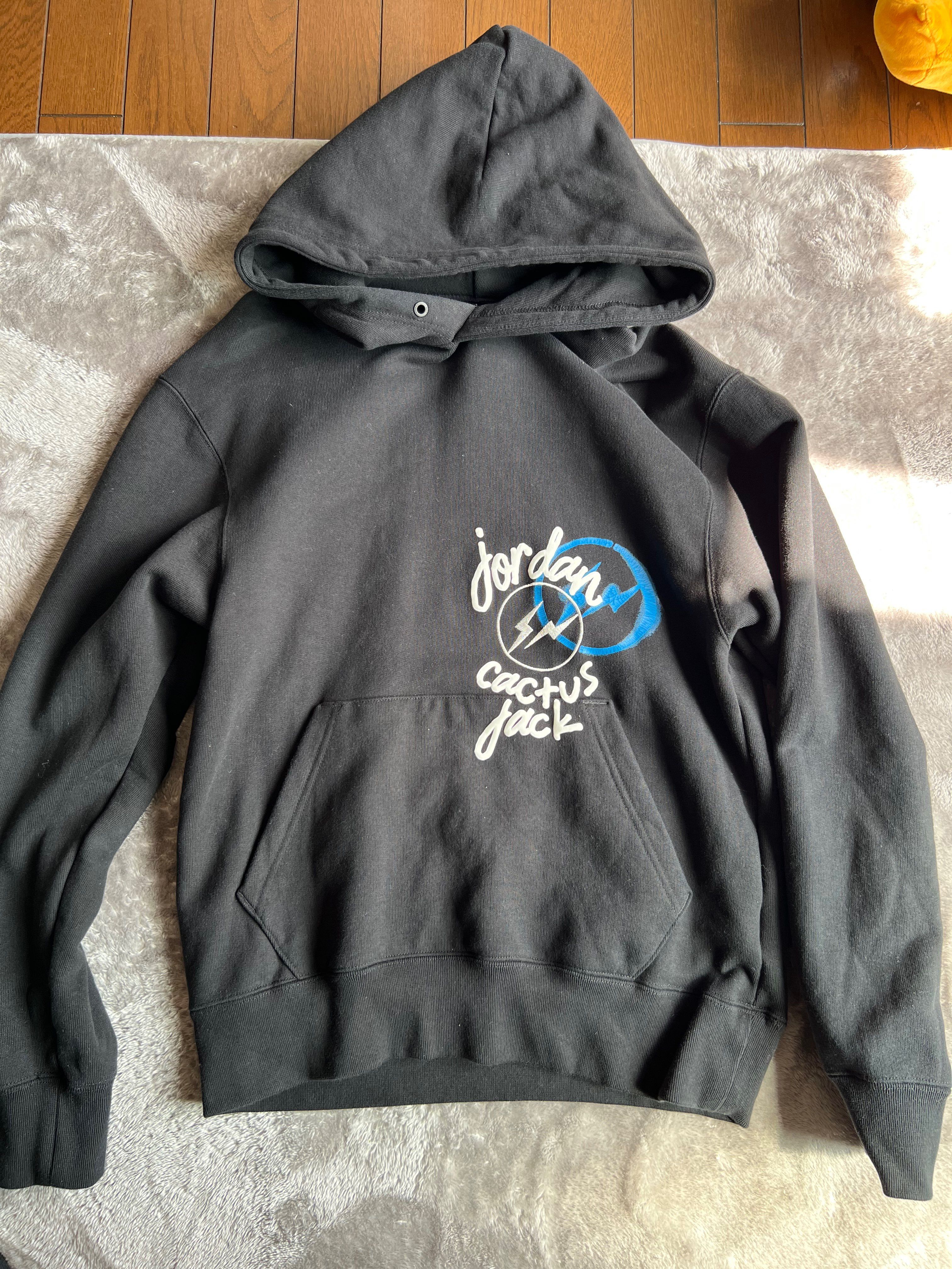 Air Jordan Travis Scott Fragment Hoodie "Black"