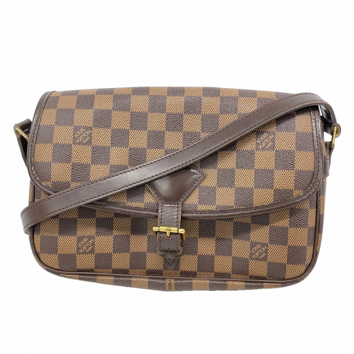 ★SALE【6fd4834】ルイヴィトン ショルダーバッグ ダミエ ソローニュ N48079 エベヌ SPO【中古】レディース