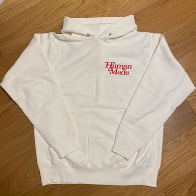 HUMAN MADE Girls Don ’t Cry hoodie "White" / VERDY