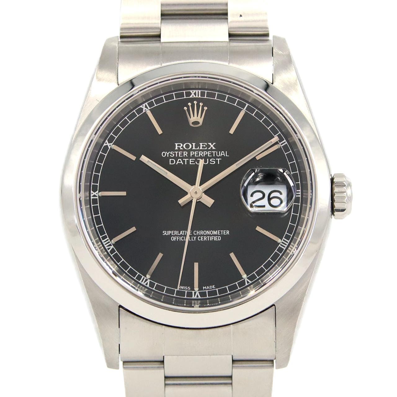 ロレックス デイトジャスト 16200 SS 自動巻 K番