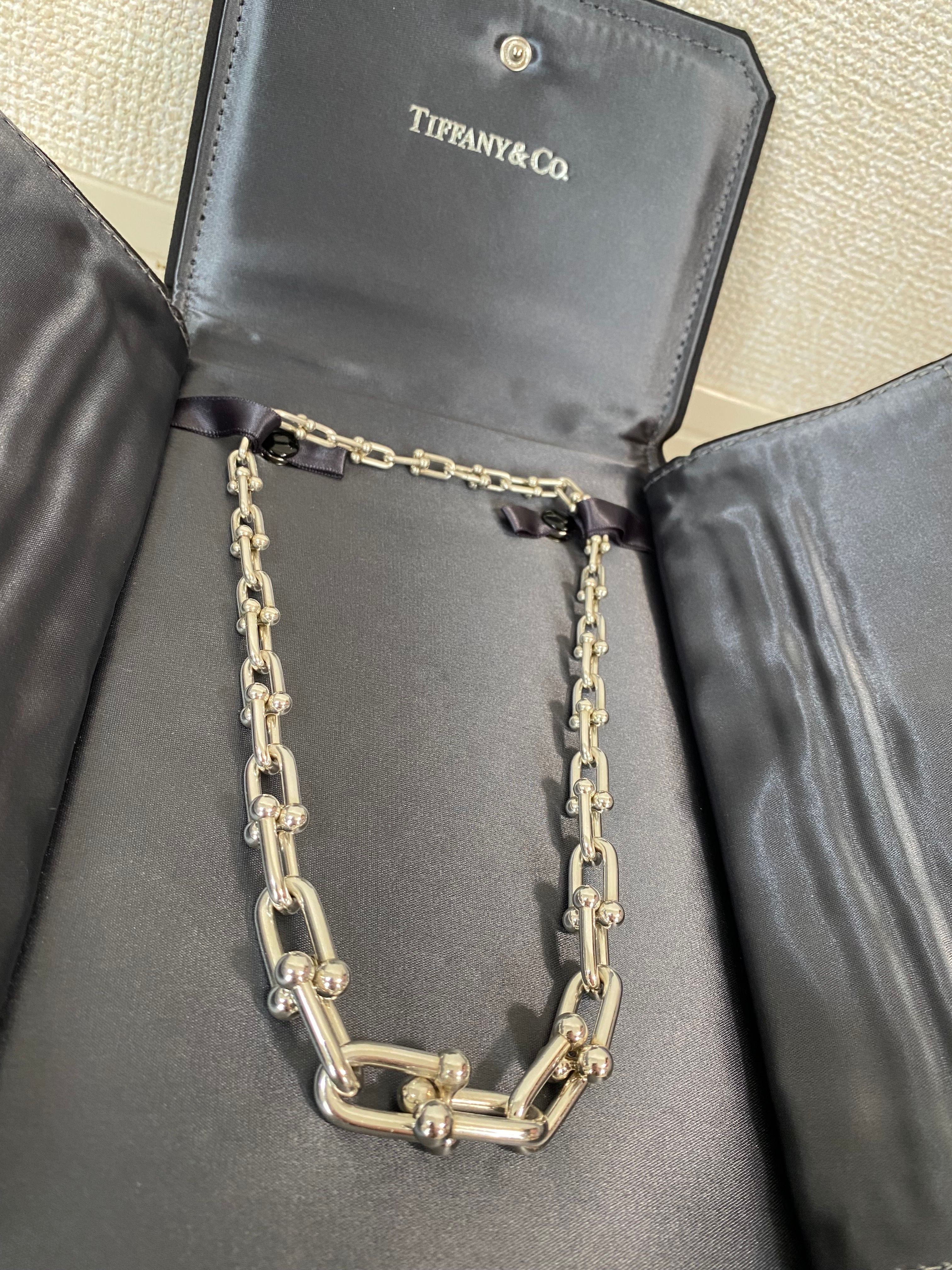 Tiffany & Co. HardWear Graduated Link Necklace "Silver"