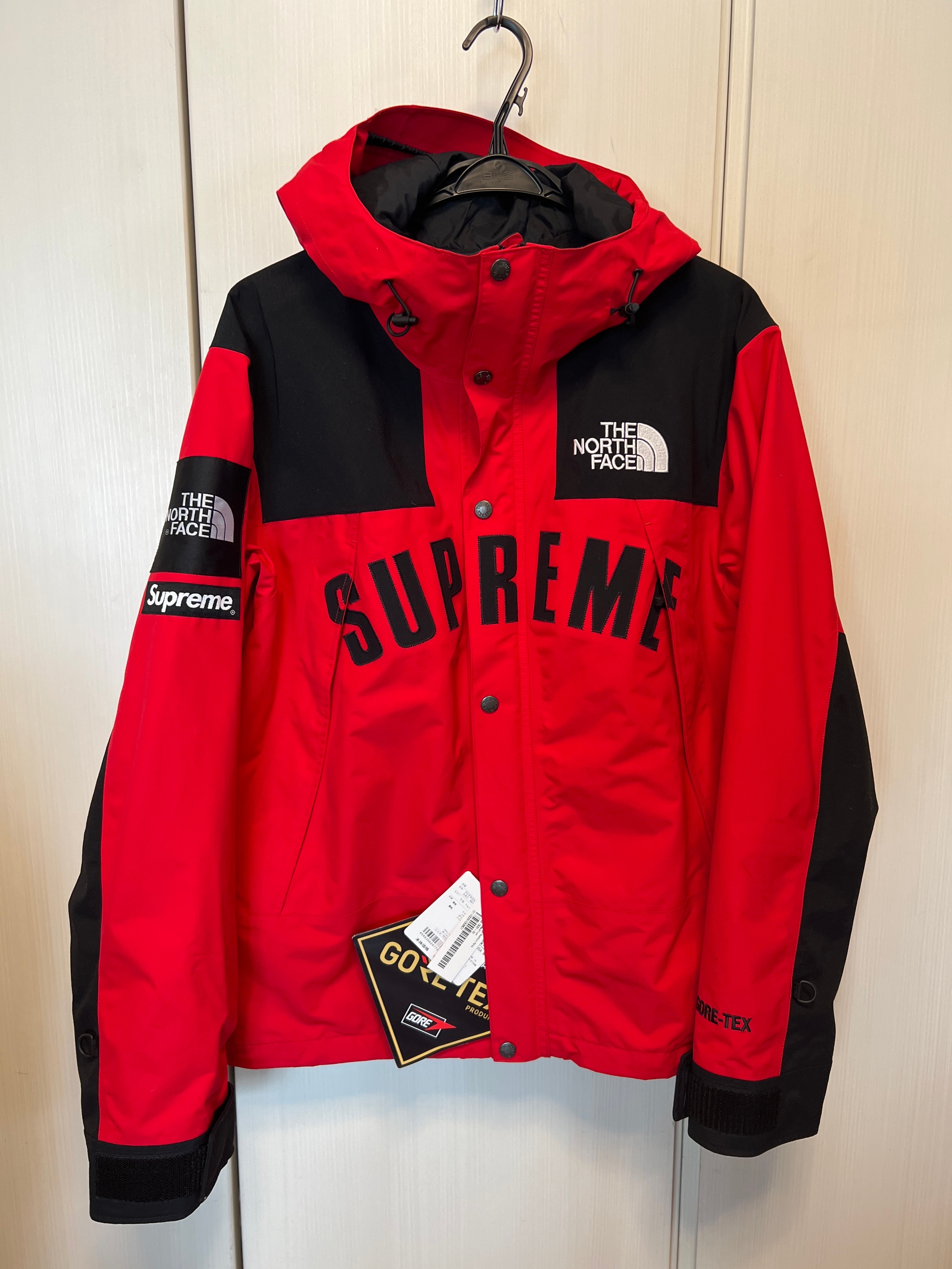Supreme x The North Face Arc Logo Mountain Parka "Red"