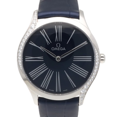 オメガ デ・ヴィル トレゾア 腕時計 時計 ステンレススチール STZ007499 クオーツ 93187XXX レディース 1年保証 OMEGA 中古