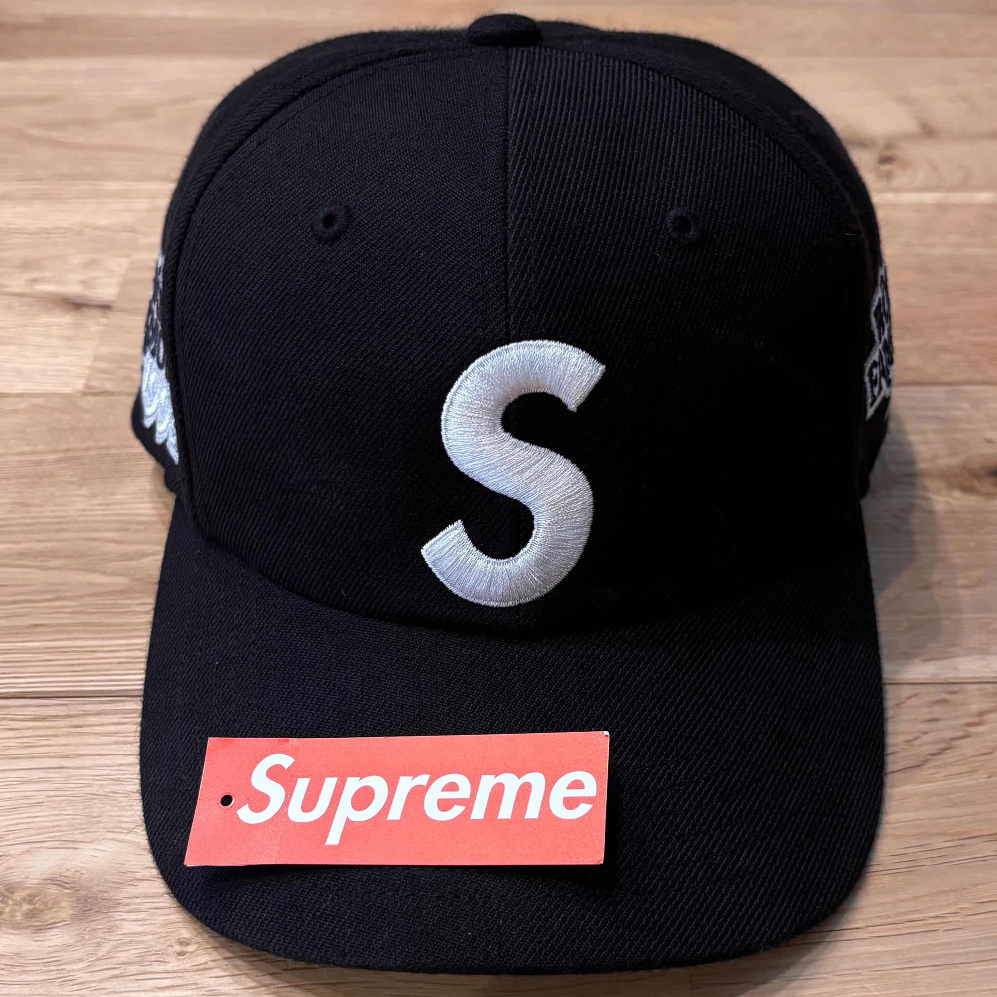 Supreme World Famous S Logo 6-Panel (26SS) "Black"