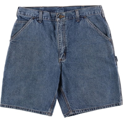 古着 カーハート Carhartt デニムペインターショーツ ショートパンツ メンズw34相当/eaa549254