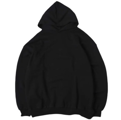 新品 Graphpaper グラフペーパー 25SS 日本製 AZUMA TERRY HOODIE アズマテリーフーディー GU251-70196B 2 BLACK 裏毛 スウェットプルオーバーパーカー トップス g27093
