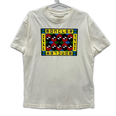 モンクレール 21年 ジーニアス 1952 マルチカラーロゴ Tシャツ XS