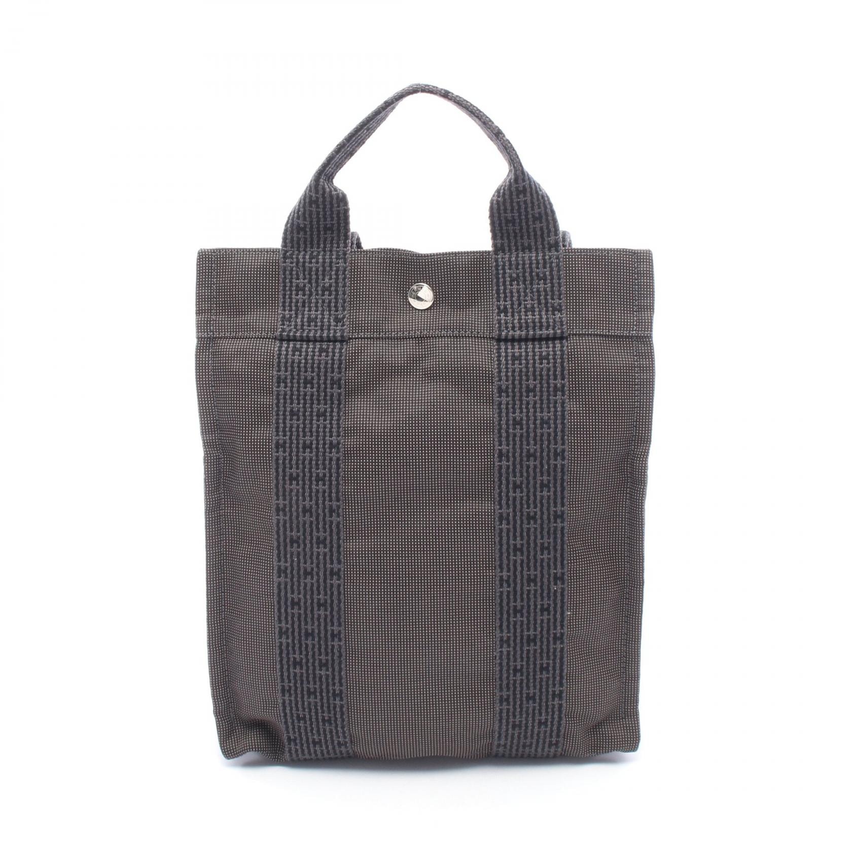 エルメス HERMES エールライン アドPM リュックサック バックパック バッグ キャンバス レディース グレー系 【中古】